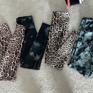 Onzie 4 pack bundle pattern leggings